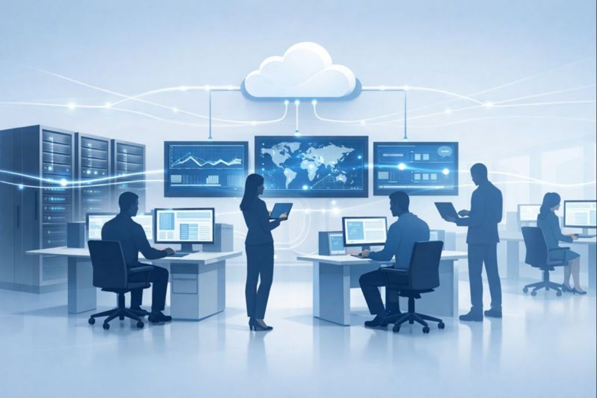 Efficient business environment with stable systems and improved productivity after IT support services.